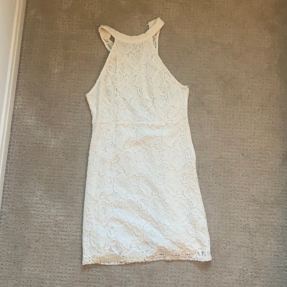 White formal dress